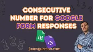 Создайте ПОСЛЕДОВАТЕЛЬНЫЙ номер в Google Таблицах с помощью форм! 🚀