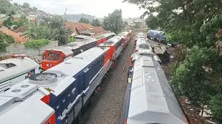 MELIHAT KESIBUKAN DEPO TANJUNG KARANG DI SORE HARI