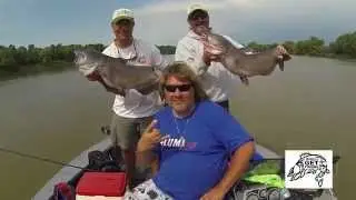Crushing Red River catfish with ReelBait and Todd Longley