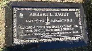 Comedian Bob Saget Grave at Mount Sinai Memorial Park Los Angeles California USA November 10, 2022