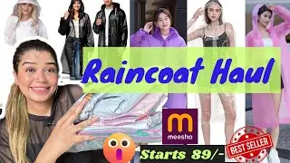 Meesho Raincoat Haul 🌧️ | Raincoat Starts ₹89 Only | Must-Have Raincoats for Monsoon | Best Raincoat