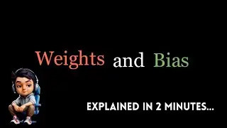 Объяснение весов и смещений &mdash; за 2 минуты