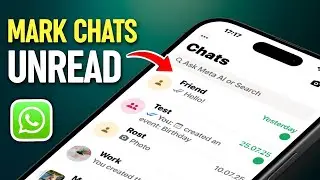 How to Mark WhatsApp Chats As Unread