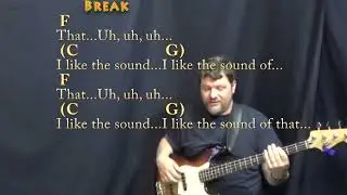 I Like the Sound of That (Rascal Flatts) Bass Guitar Cover Lesson in C with Chords/Lyrics