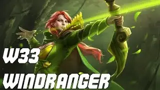 W33 Windranger in EU High MMR pub Dota 2
