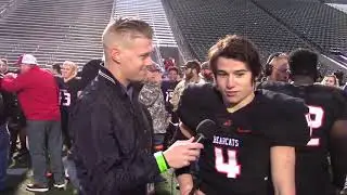Aledo Quarterback Jake Bishop 12 16 2017