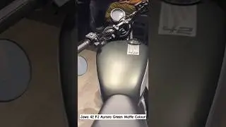 Jawa 42 FJ Aurora Green Matte All New Jawa 42 launch in India #Jawa #bike #jawa42bs6 #jawabikes
