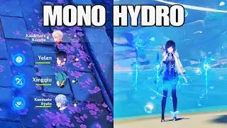 MONO HYDRO with YELAN, AYATO, XINGQIU | Genshin Impact