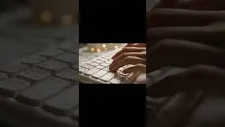 ASMR Blue Crystal Keyboard, Silk Touch Keys & Leather Typing Sounds! #asmrkeyboard #asmrshorts #asmr