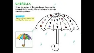 Umbrella_My Third book of Art & Craft C_UKG_Star_Kids
