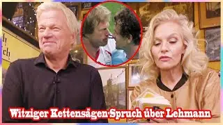 😂 Kahn zu Gast bei &bdquo;Inas Nacht&ldquo;:Witziger Kettens&auml;gen-Spruch &uuml;ber Lehmann