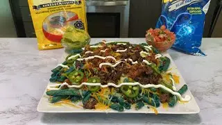 Blue Taki Loaded Nachos
