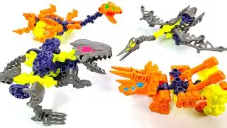 第9弾 ほねほねザウルス ブロックス 2023 全４種 開封 組立 Dinosaur Figure Transformation 恐竜 食玩 Japanese candy toys