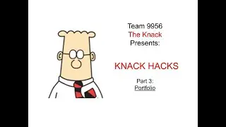 Knack Hacks: Portfolio | Part 3