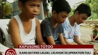 24 Oras: Ilang batang lalaki, lalahok sa operation tuli