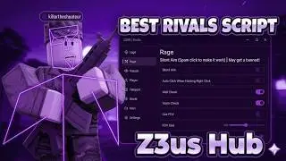 [NEW!] Best Rivals Script/Hack! | Z3us Hub | Silent Aim, Ragebot & More! Pastebin 2025