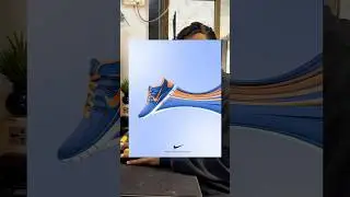 Shoes poster within 30 seconds in photoshop 💫 #youtubeshorts #shortvideo #shorts #photoshop