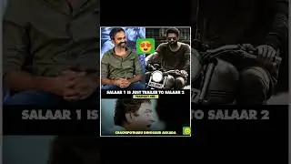 Prashant Neel about Saalar 🔥🔥🔥#saalar #prasanthneel #prabhas