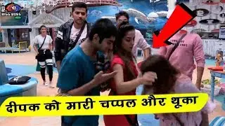 Bigg Boss 12 : Megha Dhade Spit On Deepak Thakur | Megha Vs Deepak Big Fight | Day 67 | BB 12 |