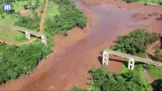 Aerials reveal extent of flooding after Brazil dams collapse