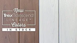 Hatteras & Salt Flat Trex Transcend Lineage Colors In-Stock at Kuiken Brothers