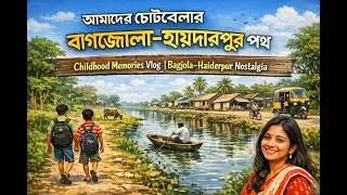 আমাদের ছোটবেলার বাগজোলা&ndash;হায়দারপুর পথ | Childhood Memories Vlog | Bagjola Haiderpur Nostalgia