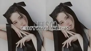 Jisoo editing clips