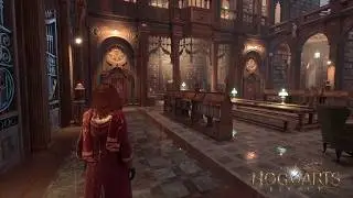 Hogwarts Castle Walk on a Rainy Night | Hogwarts Legacy Ambience