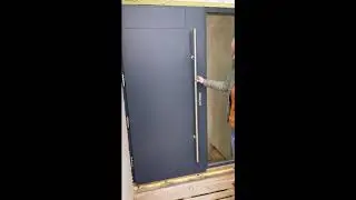 ERKADO lauko durys su elektromagnetine sklende.