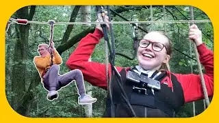 FACING OUR FEARS! Nat & Jordan Go Ape! Virtual Sunday School
