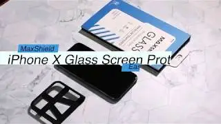 Maxshield iPhone X Glass Screen Protector