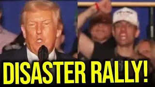 Trump SCREAMS as His Rally EXPLODES Into DISASTER