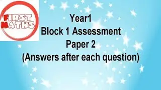 Year 1 Maths Assessment