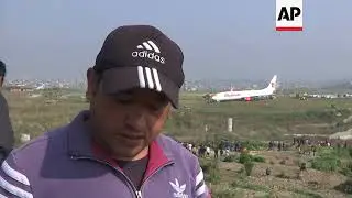 Passengers stranded after Malaysian plane skids during landing in Kathmandu