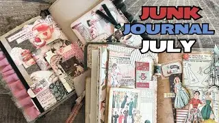 Junk Journal July Day 4 // LABELS // Created by MegJournals