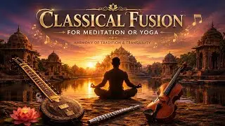 Soothing Flute & Sitar Fusion | Classical Music for Yoga, Meditation & Sleep