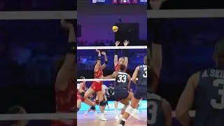 The set Finisher! #vnl #bepartofthegame #usavolleyball #usa
