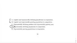 Predator prey systems