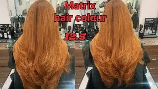 Hair Colour global Matrix hair colour 12.5 /full process /12.M /step by step