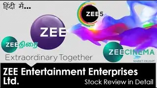 ZEE Entertainment Stock Analysis in Hindi |Fundamental & Technical Analysis of Stocks|Market Delight