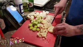 Snack attack presents 'Leek and Potato soup'