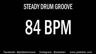 84 BPM - Drum Beat - Backing Track - Practice Tool