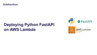 Deploy Python API on AWS Lambda | FastAPI on AWS Lambda