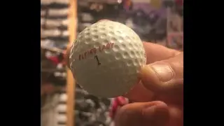 1970 Flying Lady (Solid Core) golf ball vs Modern (Solid Core) golf ball..(Unbelievable!)