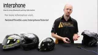 Interphone Tutorial Part 3: How to erase Bluetooth pairing information on the F5