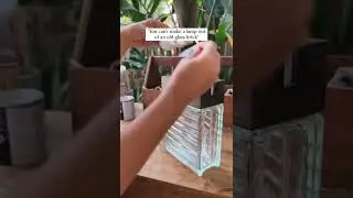 How to make a lamp out of a glass brick? #homedecor #lamp #lampdesign #gifts #diy