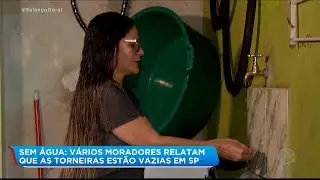 Moradores reclamam da falta de água em comunidade de São Paulo