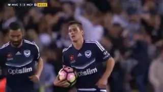 Marco Rojas Goal  Melbourne Victory  Hyundai A League 2016