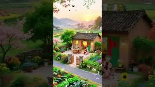 Village children cartoon animation #anime #indonesiananimation #ai