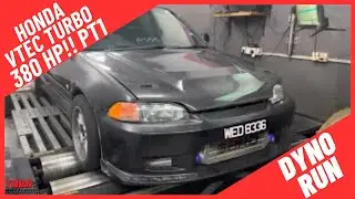 Honda B16A Bolt On Turbo 380HP - Bunyi Vtec Stim oooo😆